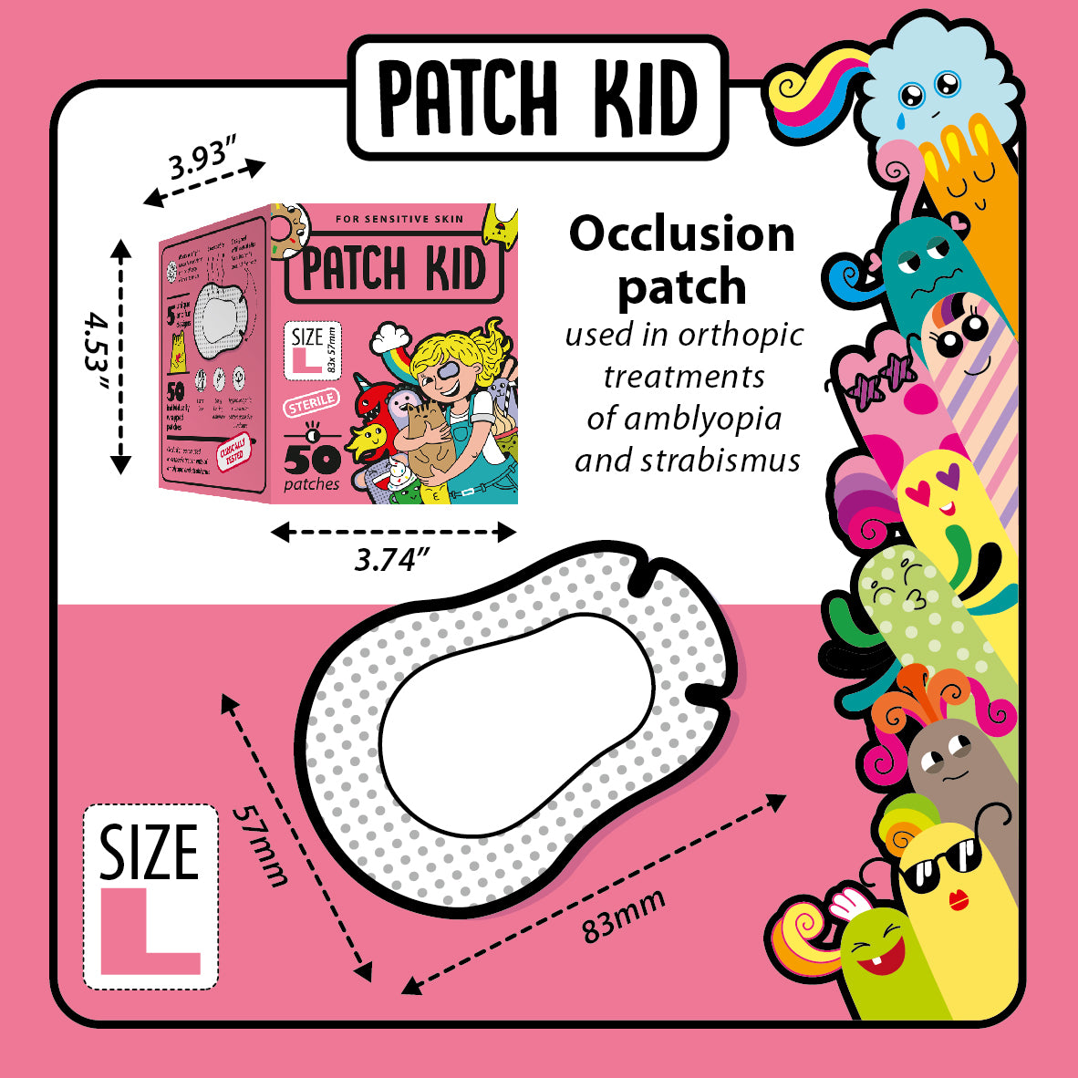 Patch Kid Large Pink Box
