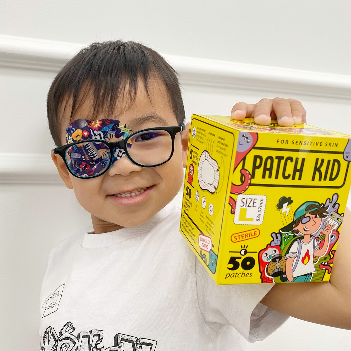 Patch Kid Large Yellow Box