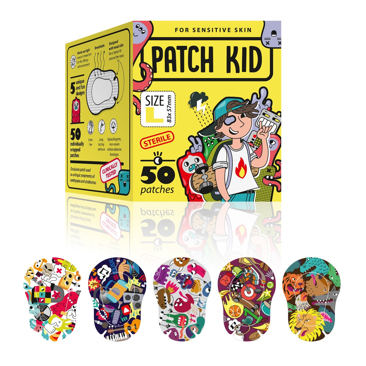Patch Kid Large Yellow Box