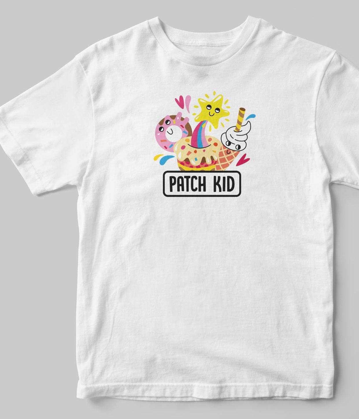 Patch Kid Short Sleeve T-Shirt (Food)